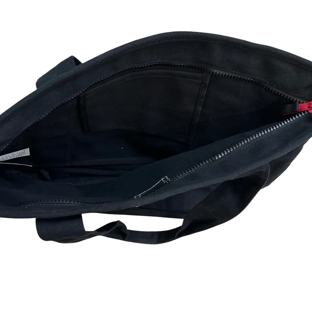 Nike Air Jordan Move to Zero Water Resistant Black‎ Canvas Flight Duffel Bag NWT